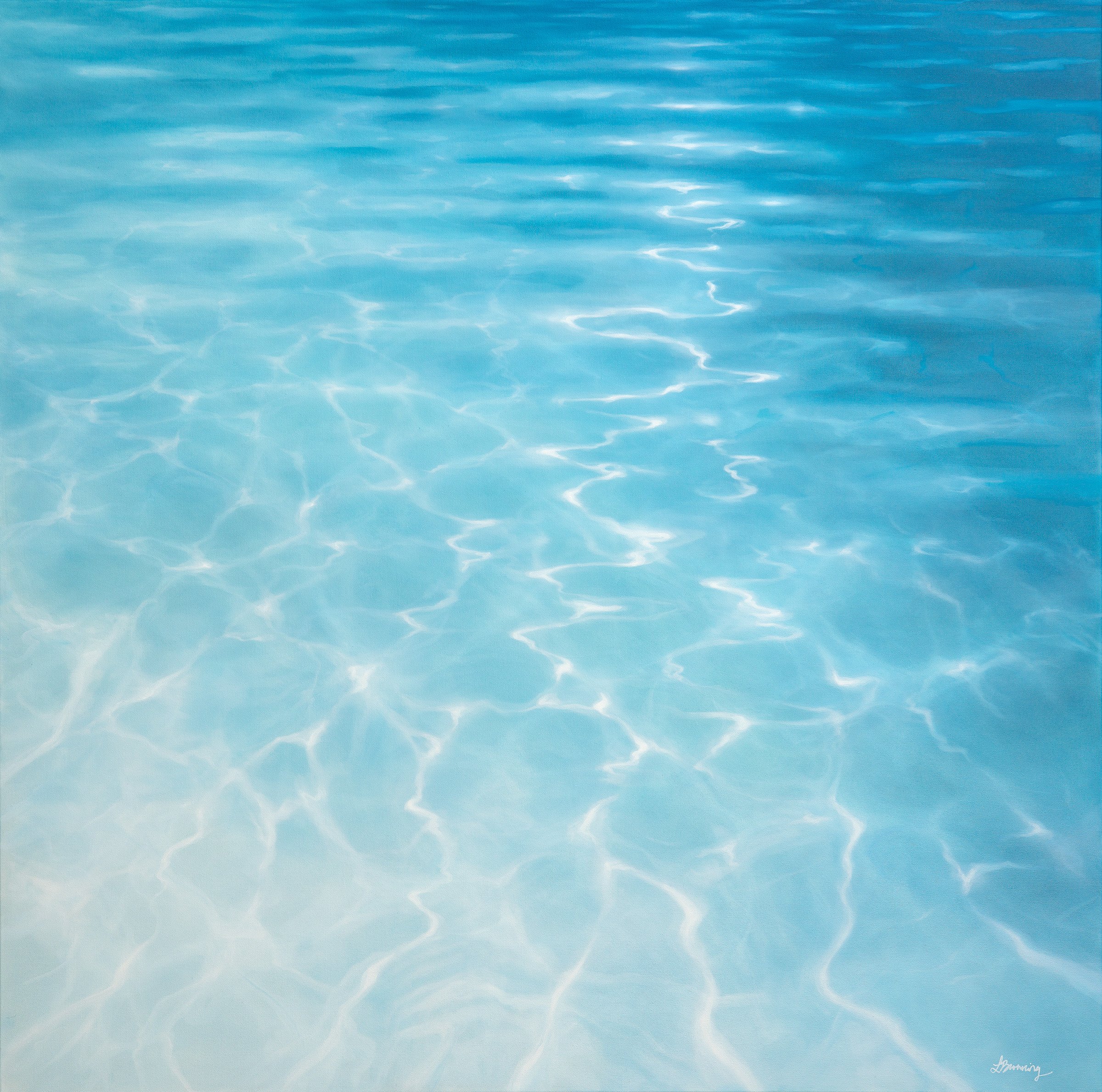 Poolside Glow 48 x 48