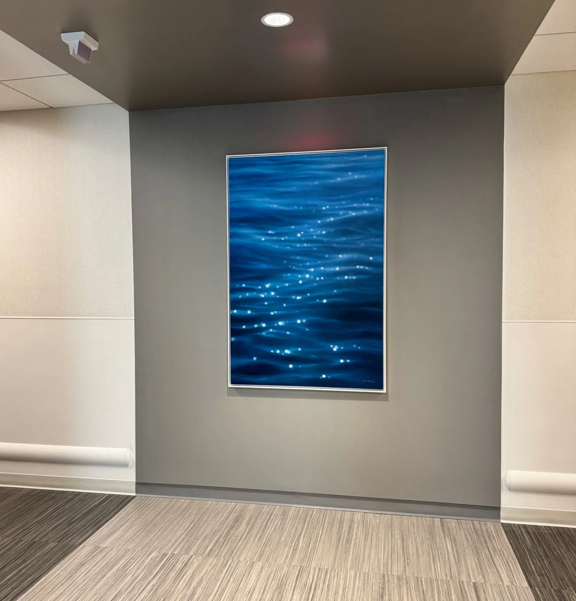 Sea of Quiet Strength, 60 × 40 Permanent collection, Mayo Clinic Integrated Oncology, Jacksonville Florida
