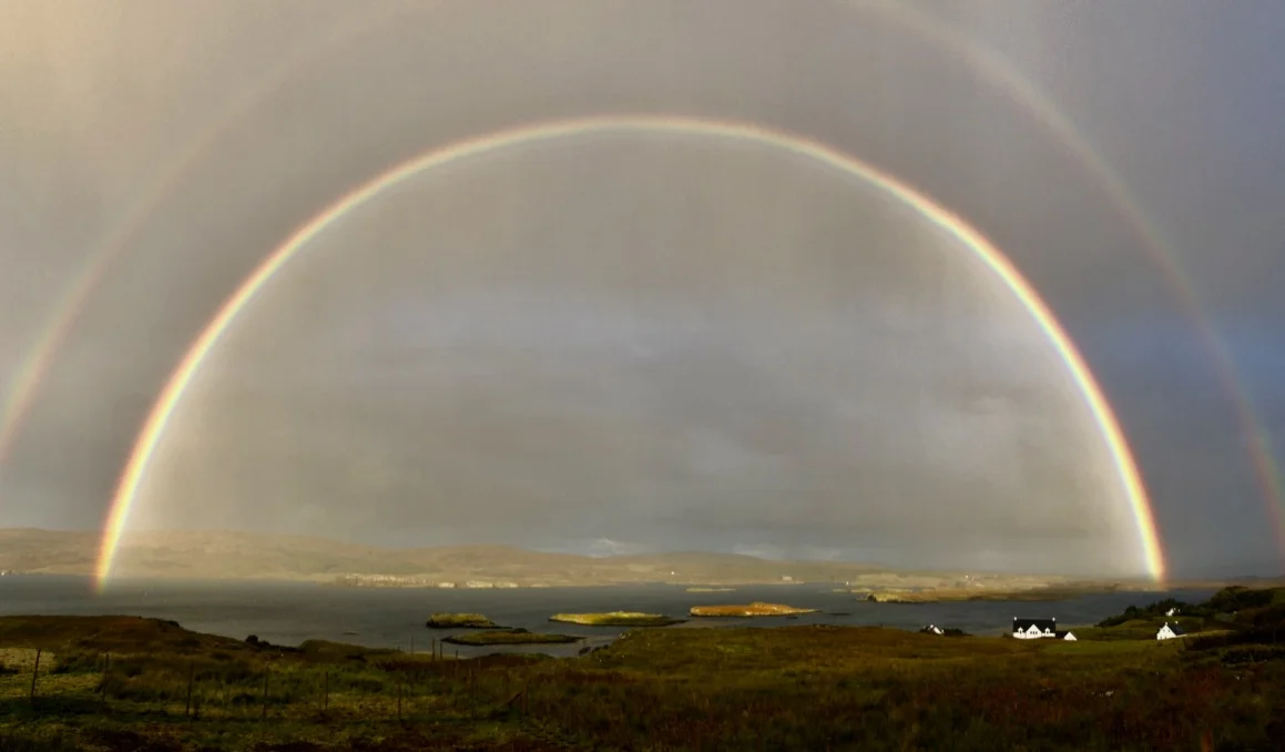 © 2018 Mark Maio "Double Rainbow, Waterish Peninsula, Isle of Skye, Scotland"