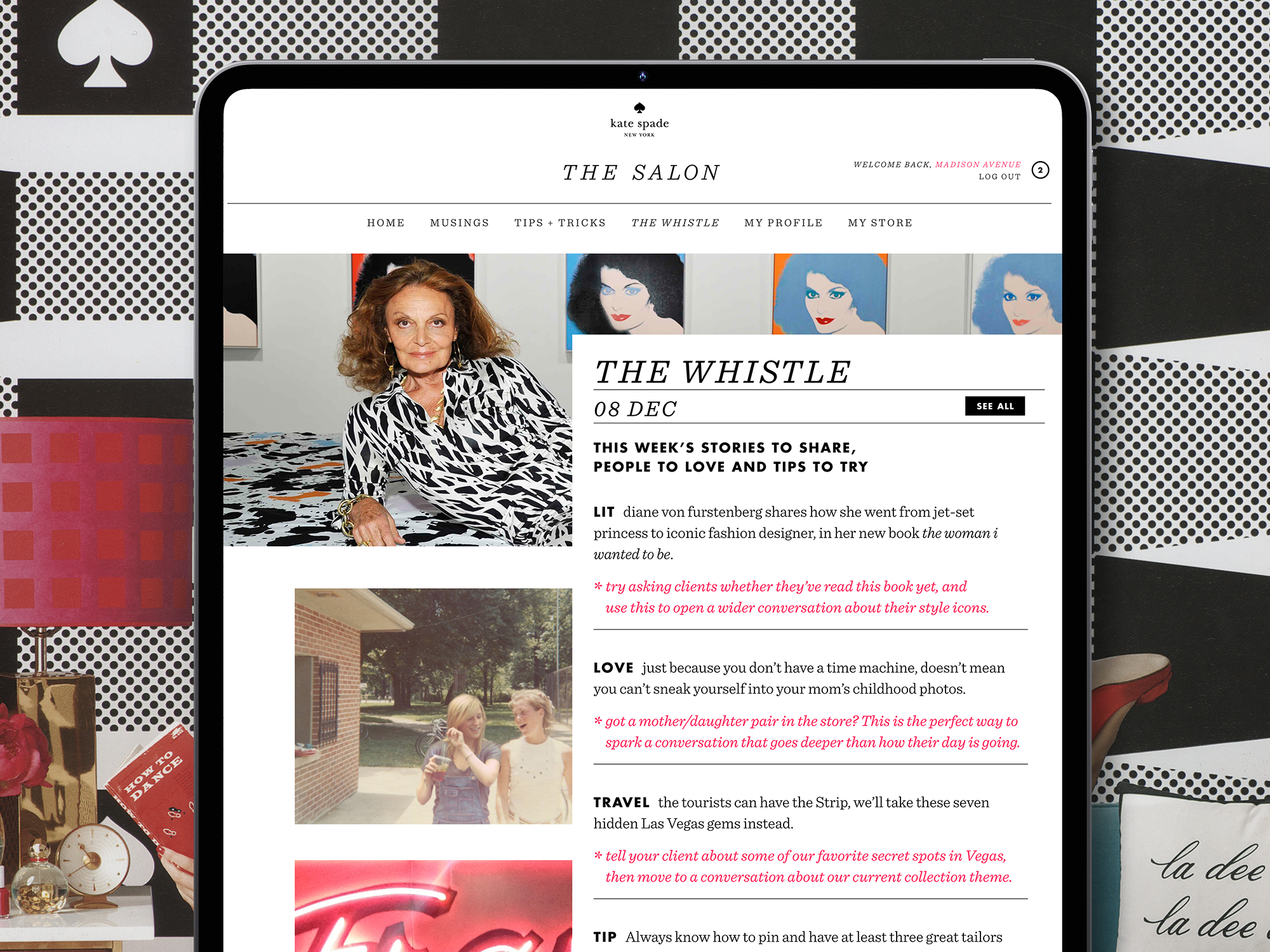 Kate Spade // Retail brand extension