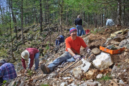 Don Lapham and others get down and dirty.