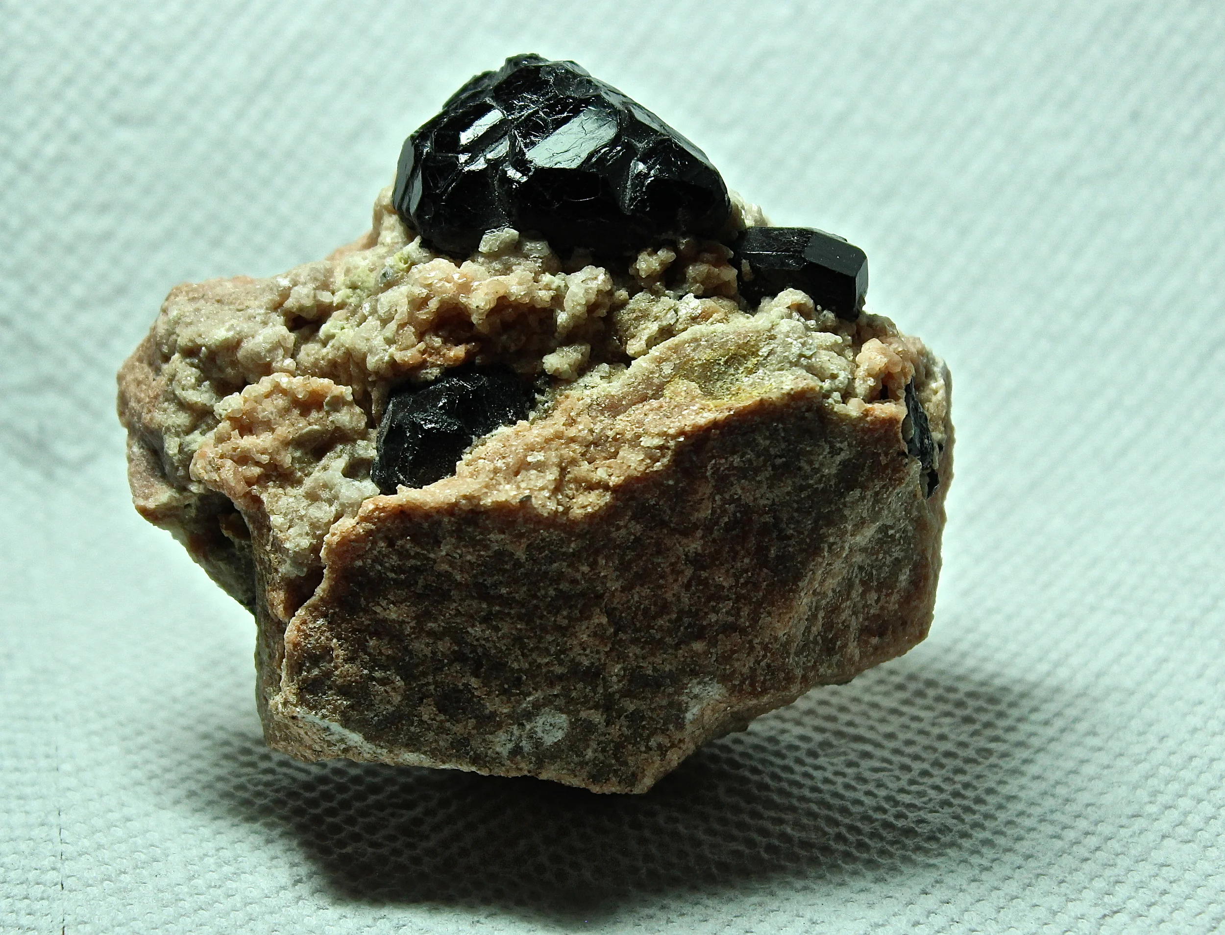 Tourmaline (8 cm wide piece) from Calabogie, Ontario