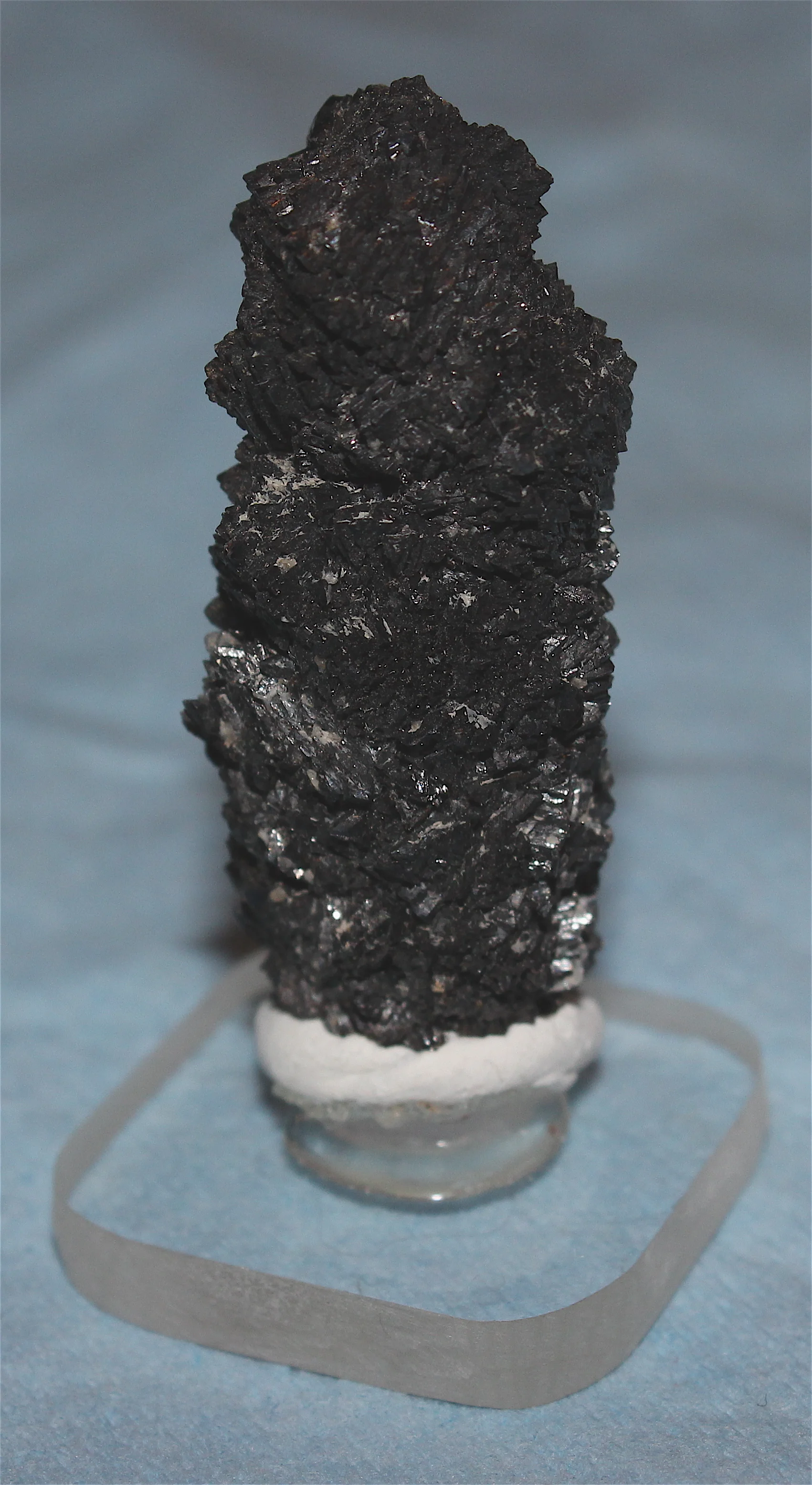 Sphalerite stalagtite (3.8 cm tall) from Pine Point mines,