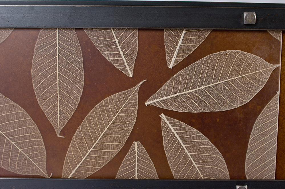 Leaf Inlay with copper backing
