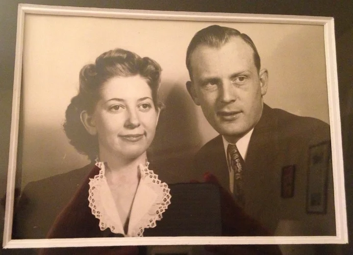 My husband's Mormor and Morfar (Evelyn and George)