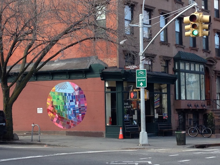 Corner of Dekalb and Vanderbilt, in Fort Greene, Brooklyn