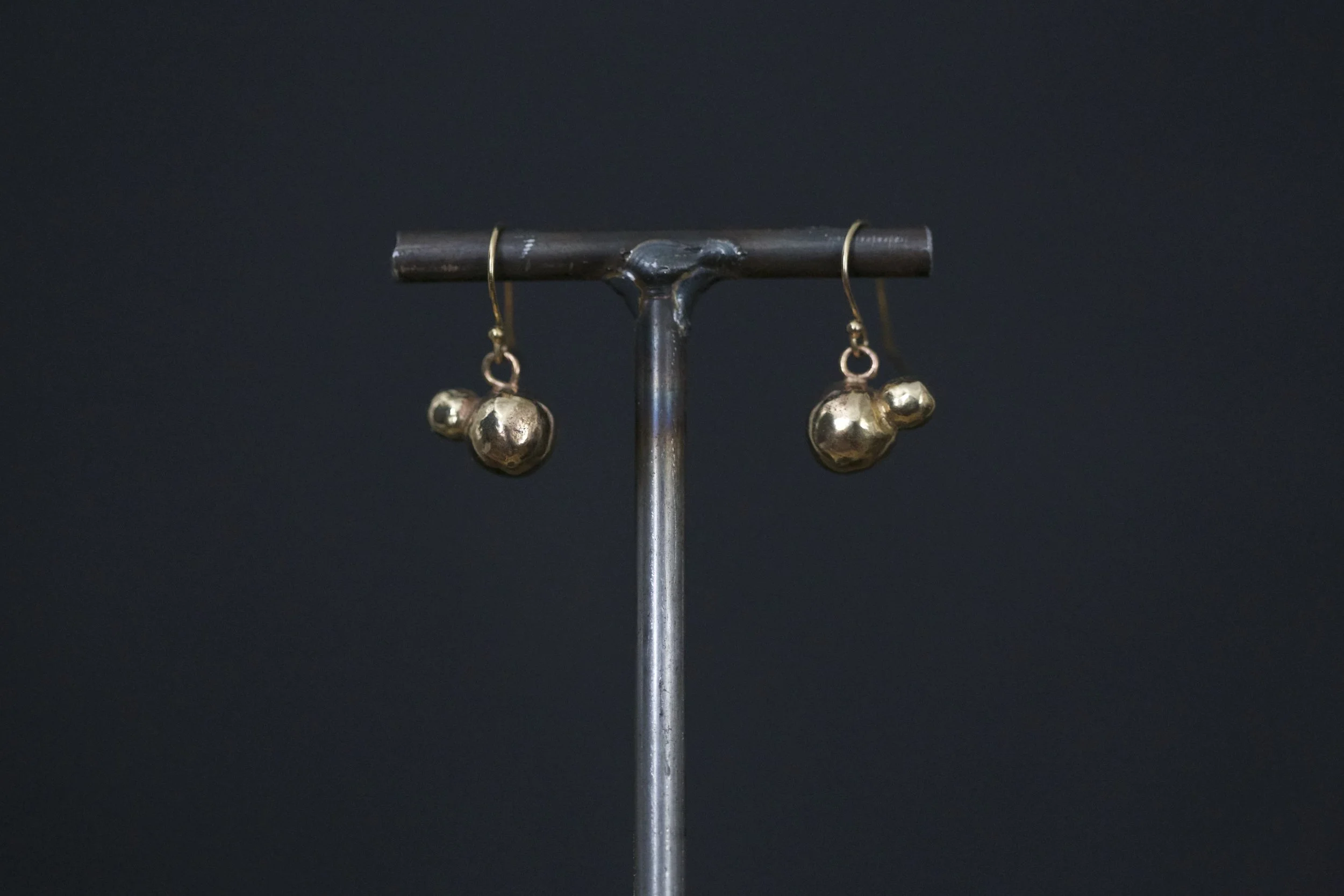 bronze gourd earrings