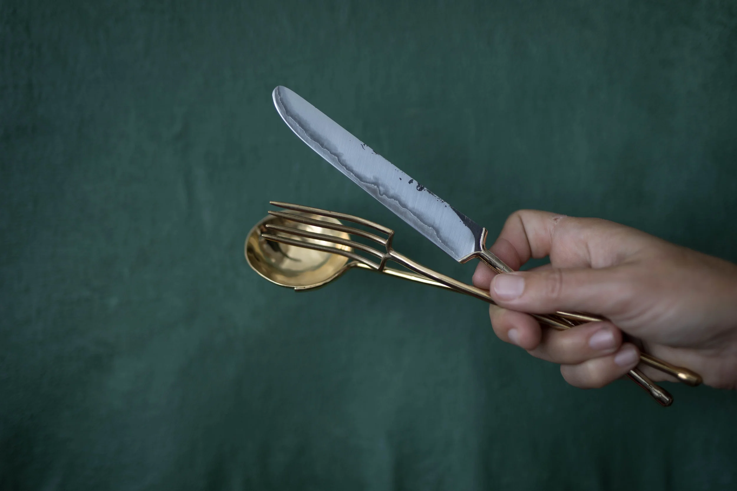 farmers knife with san mai blade