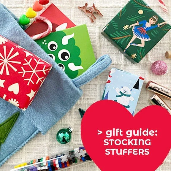 It's GO TIME! This is the most popular post of the year for good reason. Stockings were my favorite part of Christmas when I was little and they're my favorite part of Mama Elf duties now, but it can be tricky to find meaningful stuff to jam in that 