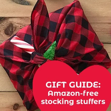 For those trying to make more conscious choices with their holiday dollars this season, I created a completely AMAZON-FREE Stocking Stuffer Gift Guide. It's JAMMED with awesome stuff for every age that doesn't come from Amazon or Target. Link in bio 