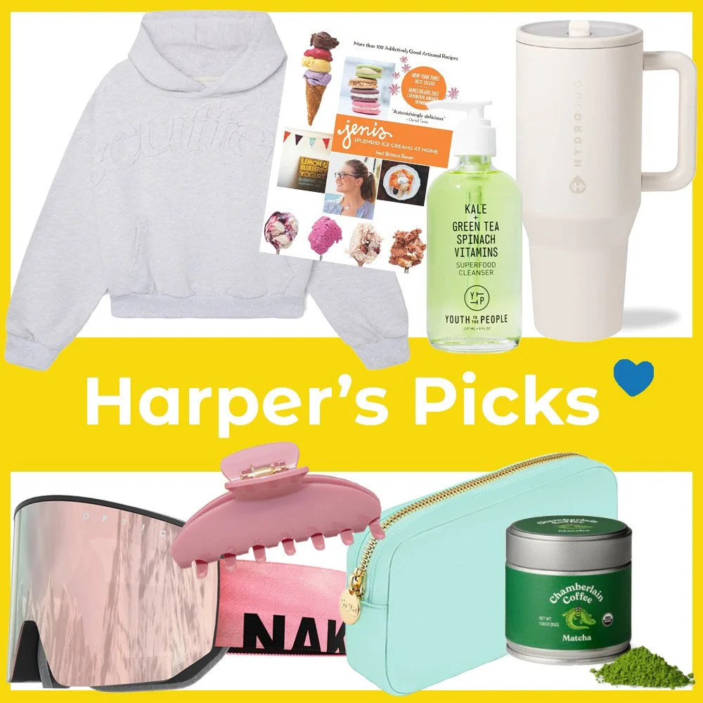 Wanna know what REAL LIFE teenagers have on their wishlist this holiday? Well, I asked them for you. Harper is 14 and loves dance, snowboarding and hanging out with friends. If this sounds like someone you love, check out her awesome list for gift id
