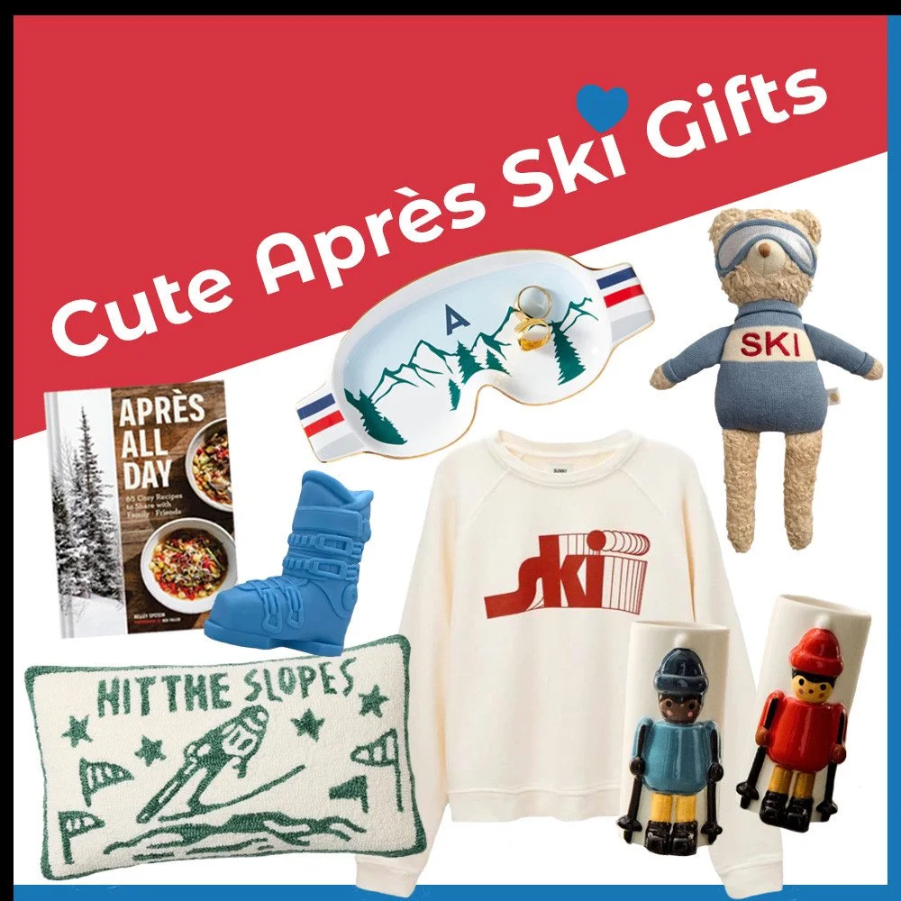 Whether you earn it, aspire to it or just love dreaming about it, Apr&egrave;s is everywhere and it's so fun. Link in bio for a collection of THE cutest apr&egrave;s ski decor, apparel, jammies, books and more for your lovers of slope life at any age