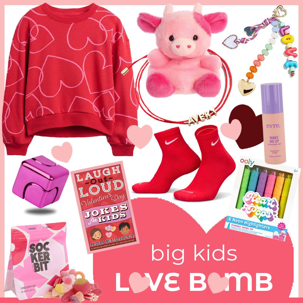 LOVE BIG on your big kids this Valentine's Day 💘❤️ Link in bio for some adorable [+ cool] stuff to make your little valentines feel extra special ❣️⁠
⁠
#giftalittlehappiness💛⁠
⁠
#valentinesday2026 #littlevalentines #cutevalentines #heartsandcrafts 