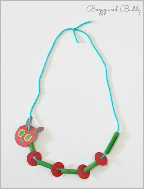 This very cool macaroni necklace is from Buggy and Buddy .