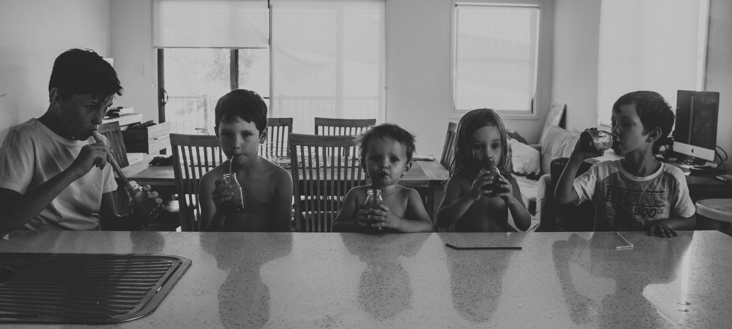 Sam, Oliver, Charlie, Isabelle, Louie