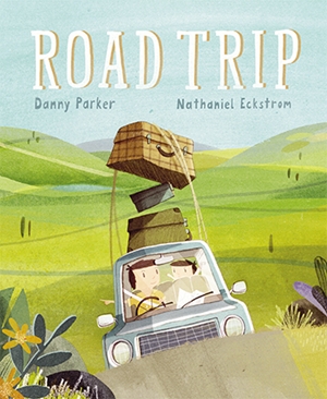 A dad and child on a road trip. Rhyming fun that’s true to life.