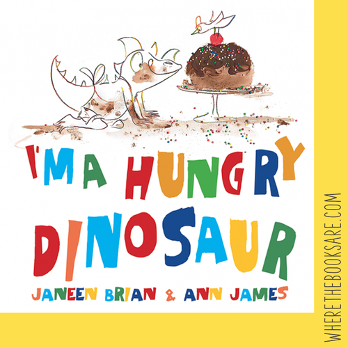 Book Week 2019: a cake loving dinosaur