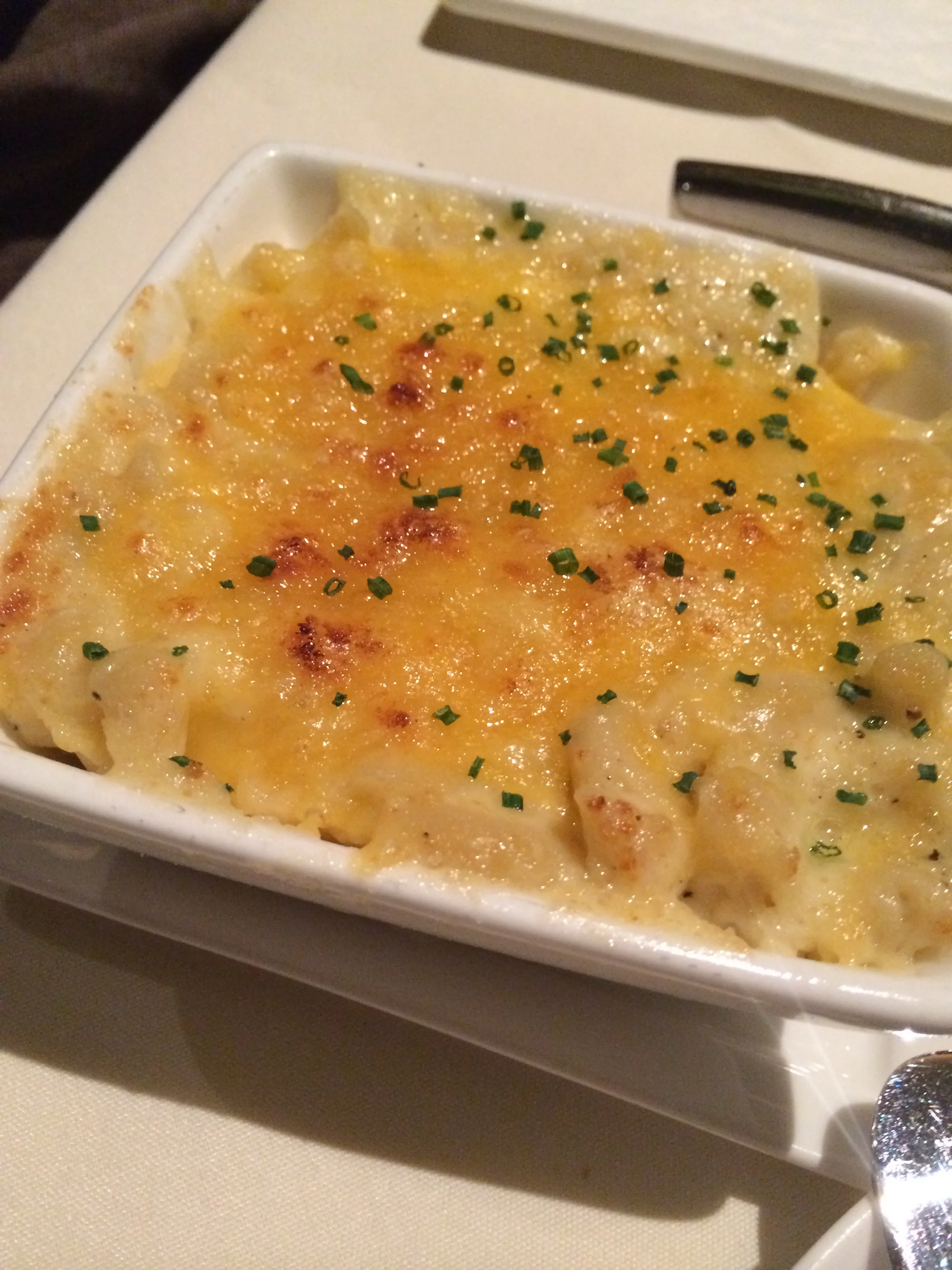 Truffle Mac and Cheese, because we're already going all in on the truffles. So rich.