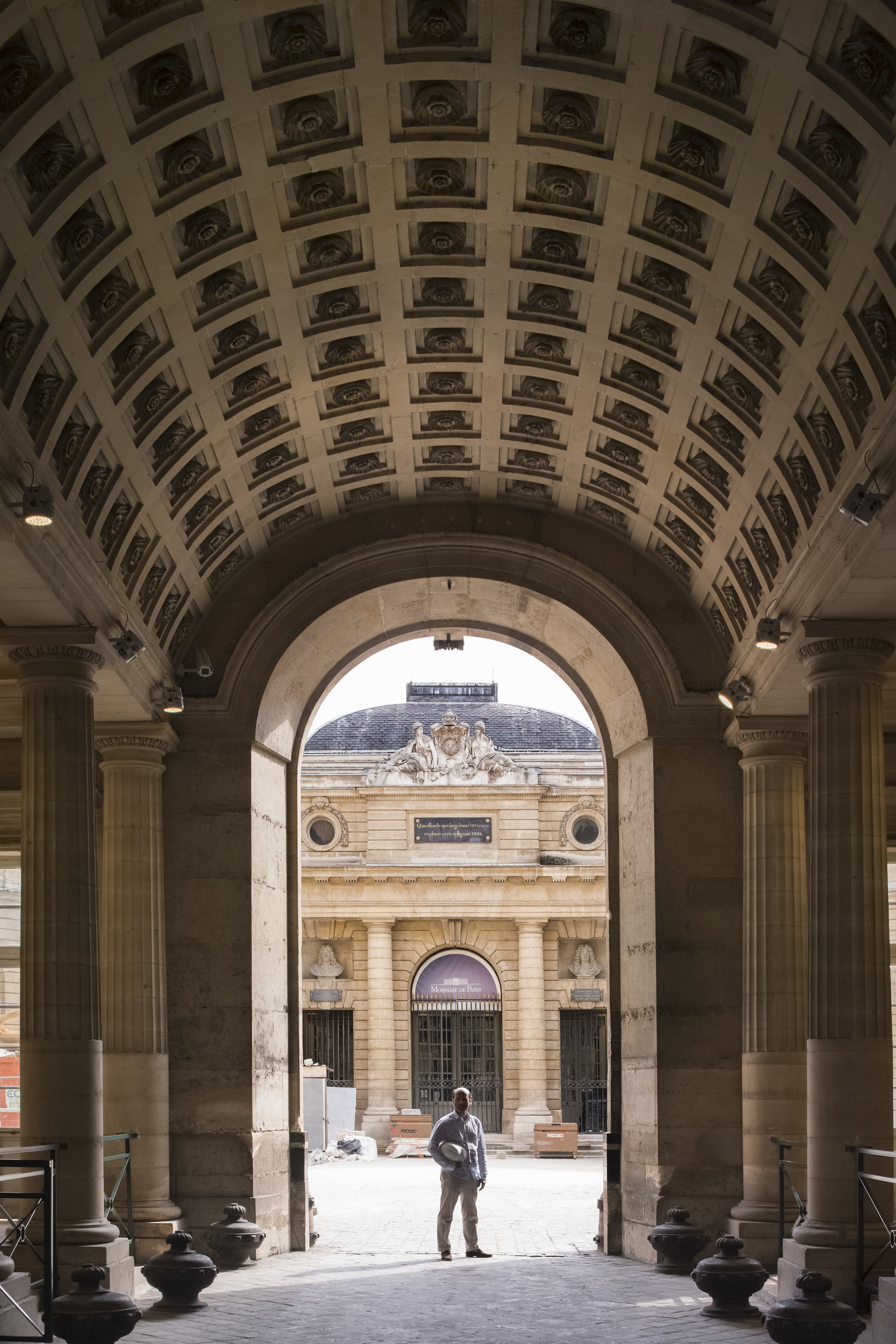   Crédit :&nbsp;11 Conti de la Monnaie de Paris Vestibule Philippe Prost, architecte / AAPP © adagp – 2017 © Aitor ORTIZ  