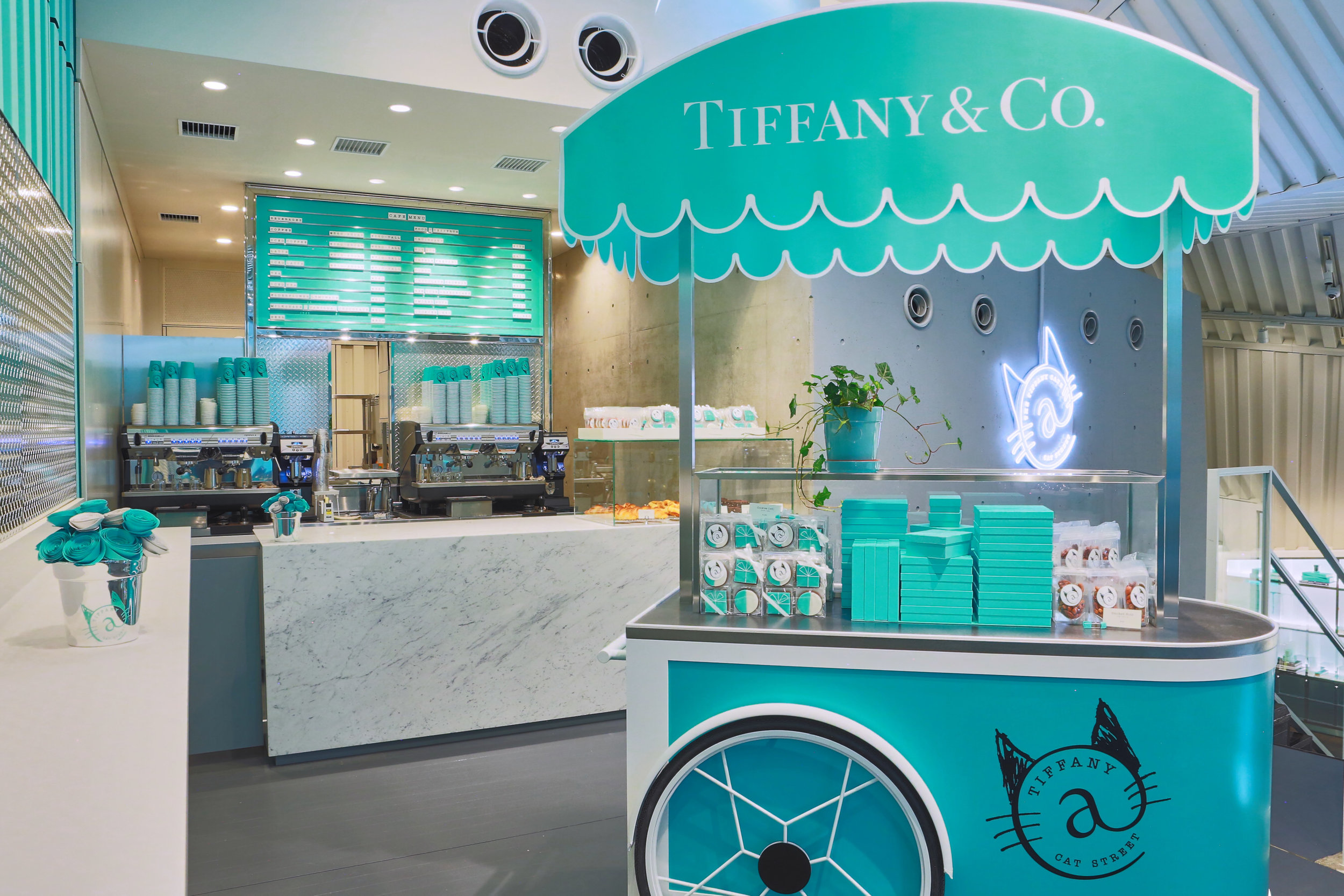 The First Tiffany Cafe in Japan