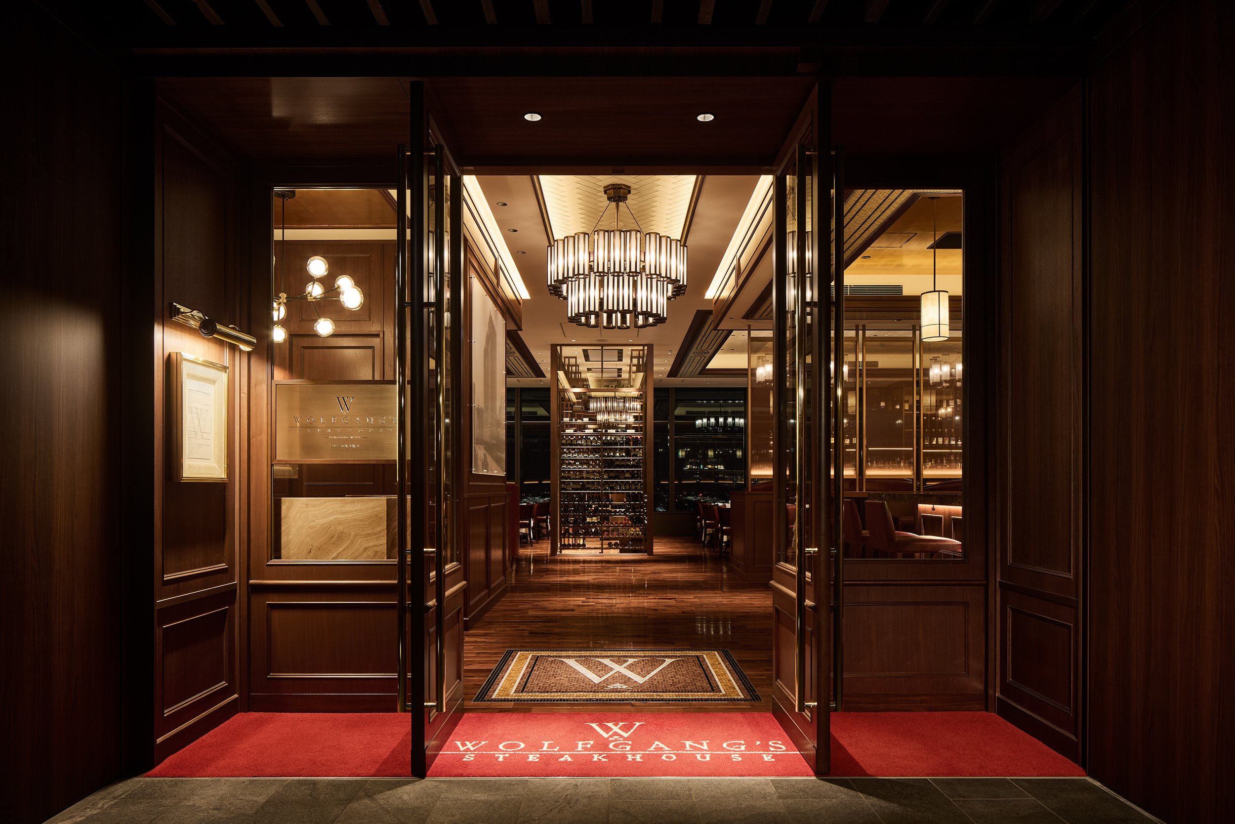 WOLFGANG'S STEAKHOUSE TAKANAWA designed by SEMBA Corporation (Japan)