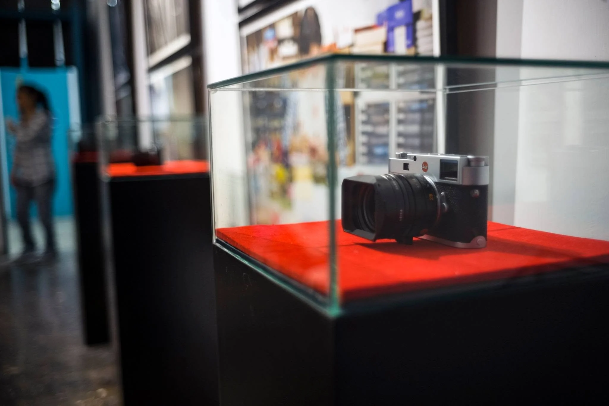 Leica Camera display developed as part of the Hong Kong Photography exhibition, sponsored by Leica Hong one