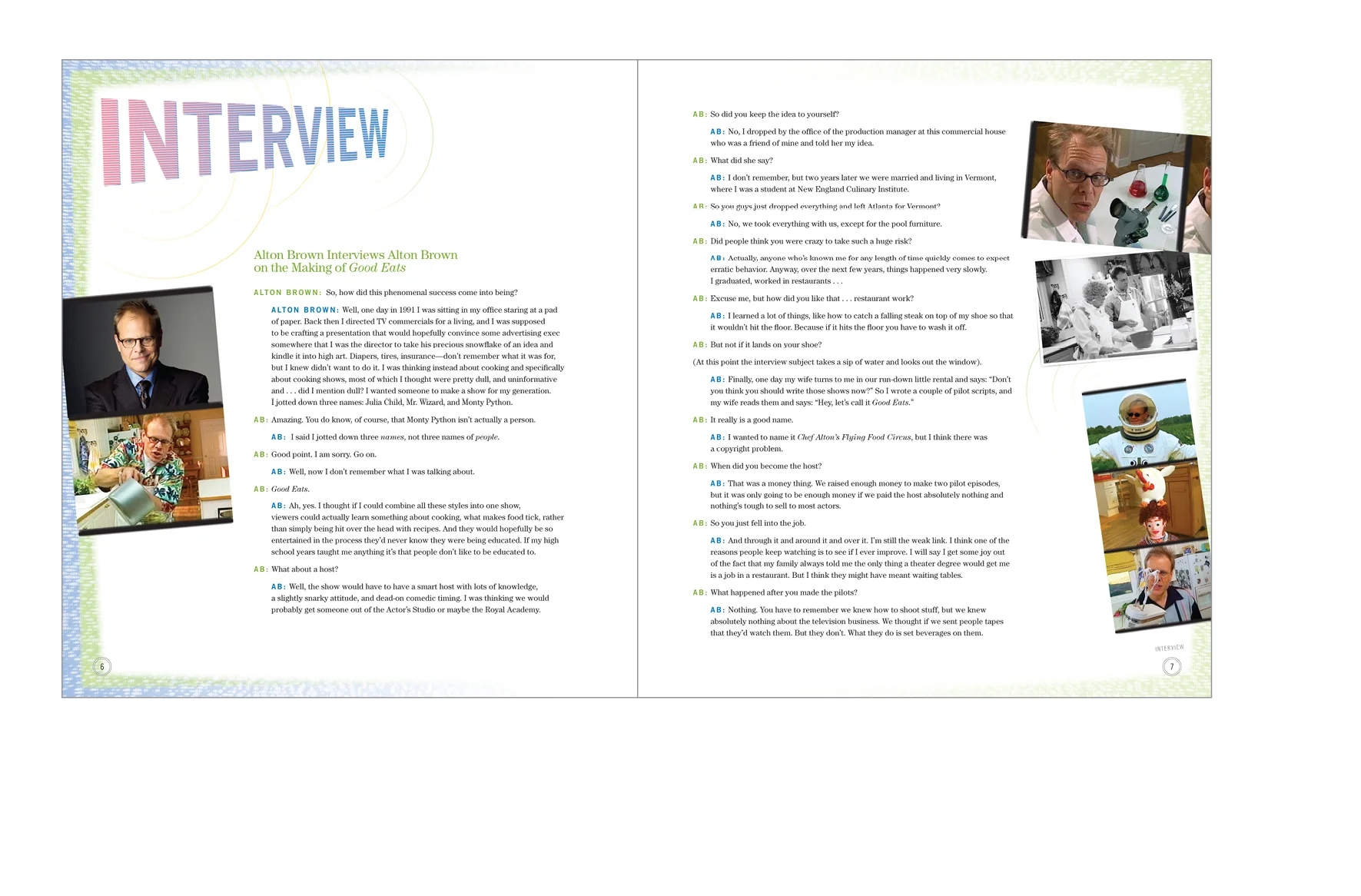 Author self interview - Current day author interviews his younger self