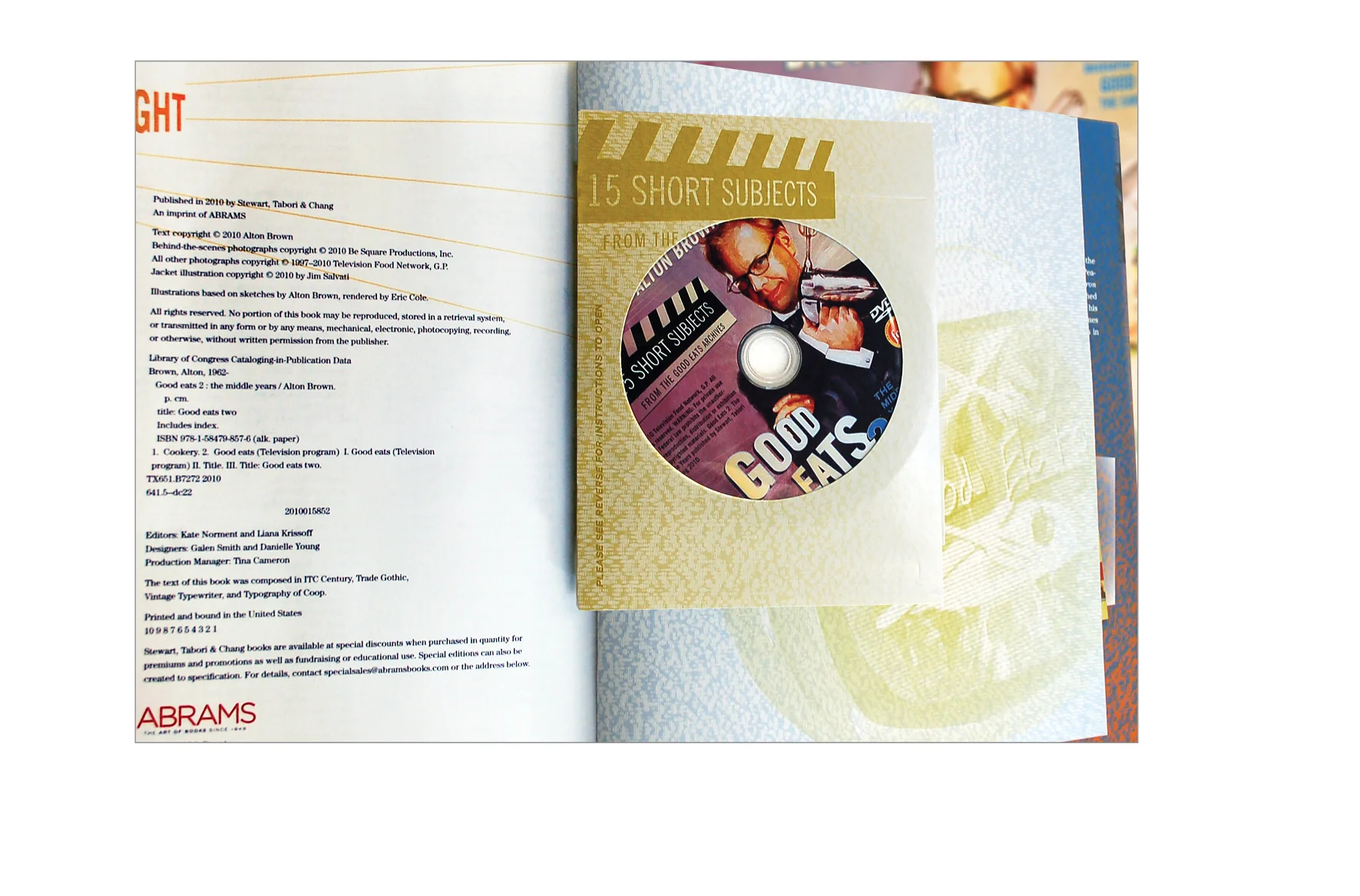Good Eats 2 dvd - The special feature for this volume was a dvd of fifteen unseen segments originally intended for broadcast