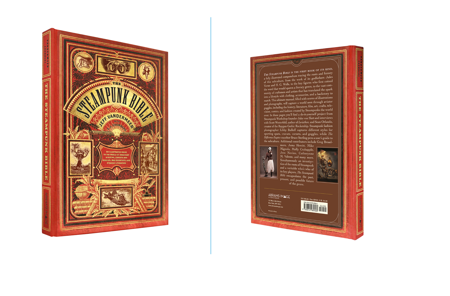   The Steampunk Bible -  7 X 10 in., 224 pg., hardcover with spot uv. Design; Galen Smith // Publisher; Abrams Image      