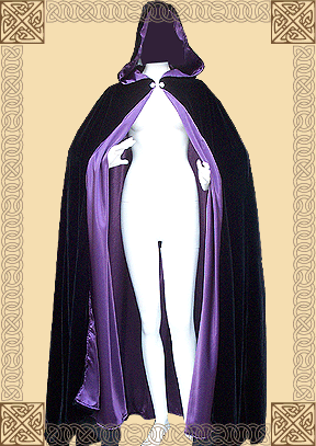 the Full Length, Hooded Cloak — Pendragon Costumes