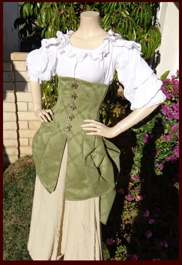 Underbust Corset with Bustle — Pendragon Costumes