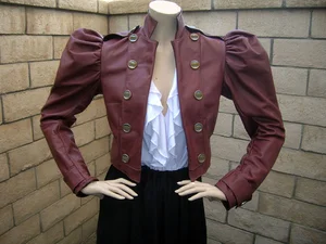 Ladies Lapel Crop Jacket — Pendragon Costumes