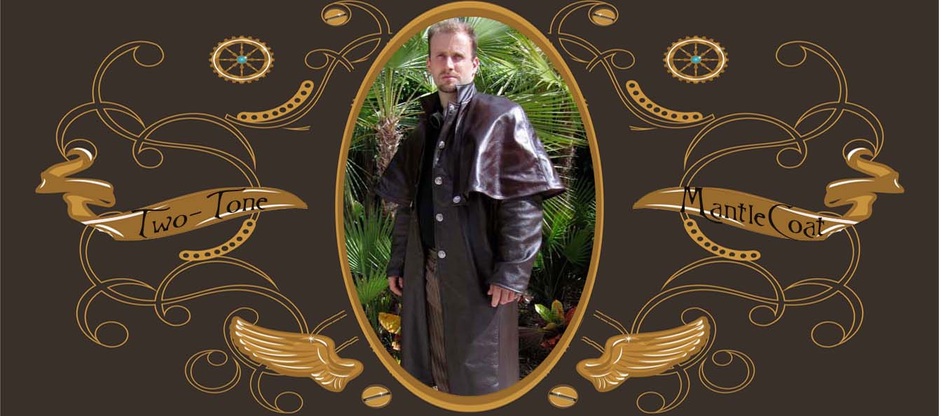 Two-Tone Mantle Coat — Pendragon Costumes