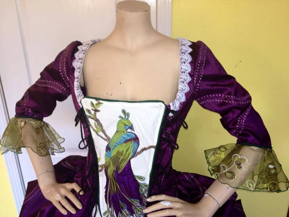 green beans with italian dressing recipe Women's Retro Vintage Medieval Renaissance Off Shoulder Spring Dress S –  Pbong main image 1
