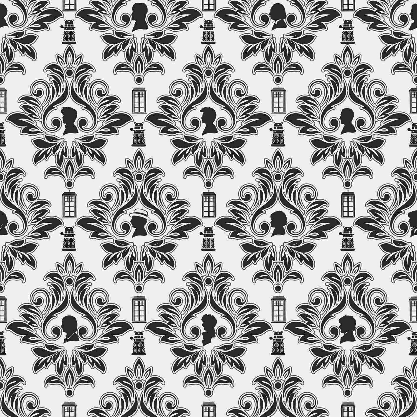 Doctors Damask black