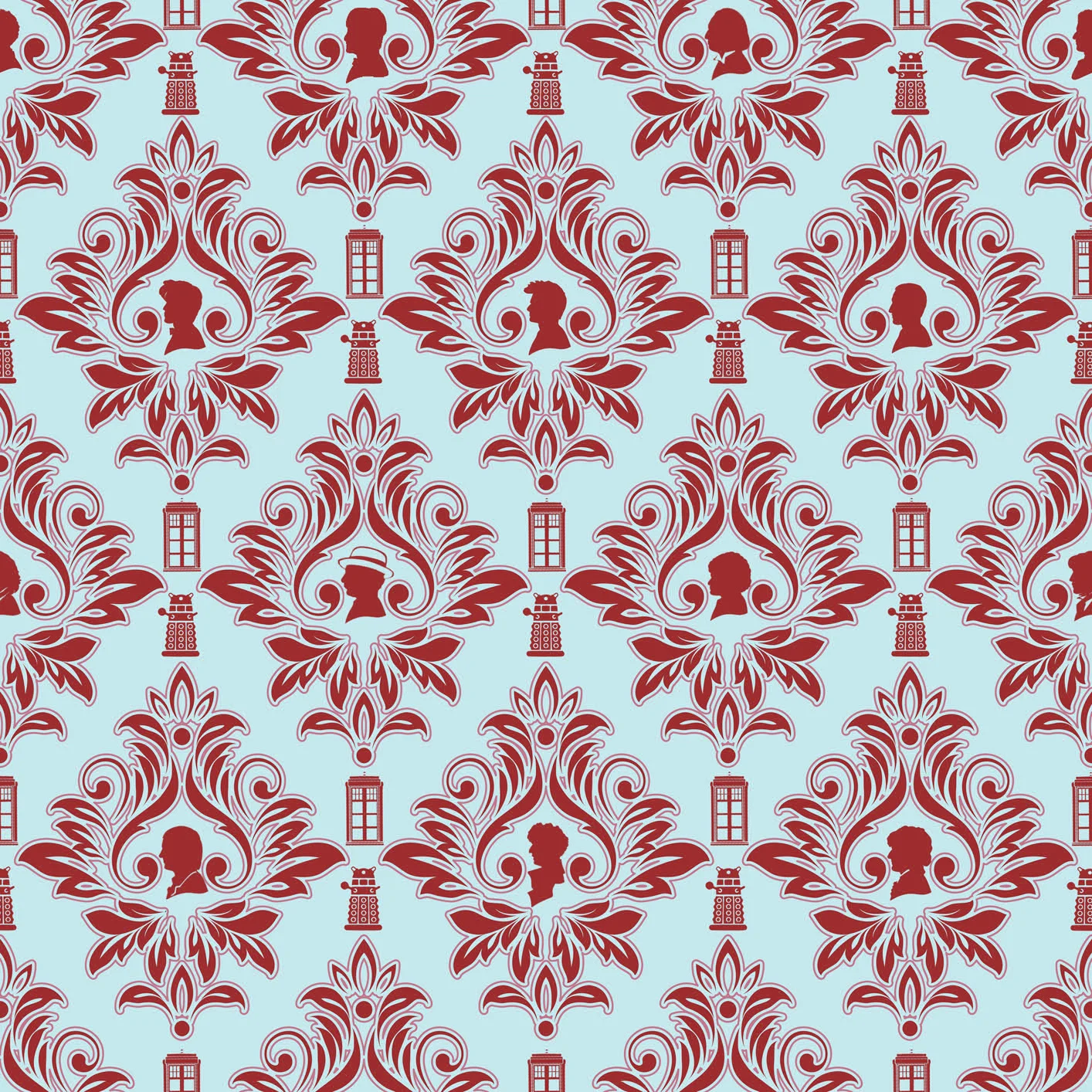 Doctors Damask brown