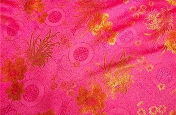 Floral Brocade Pink