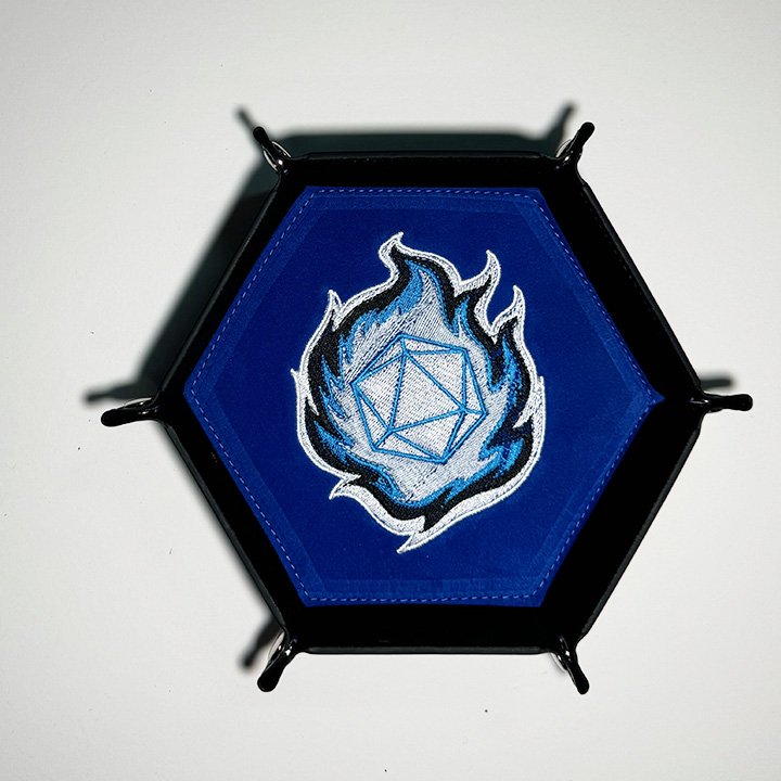 D20 Fireball - Blue
