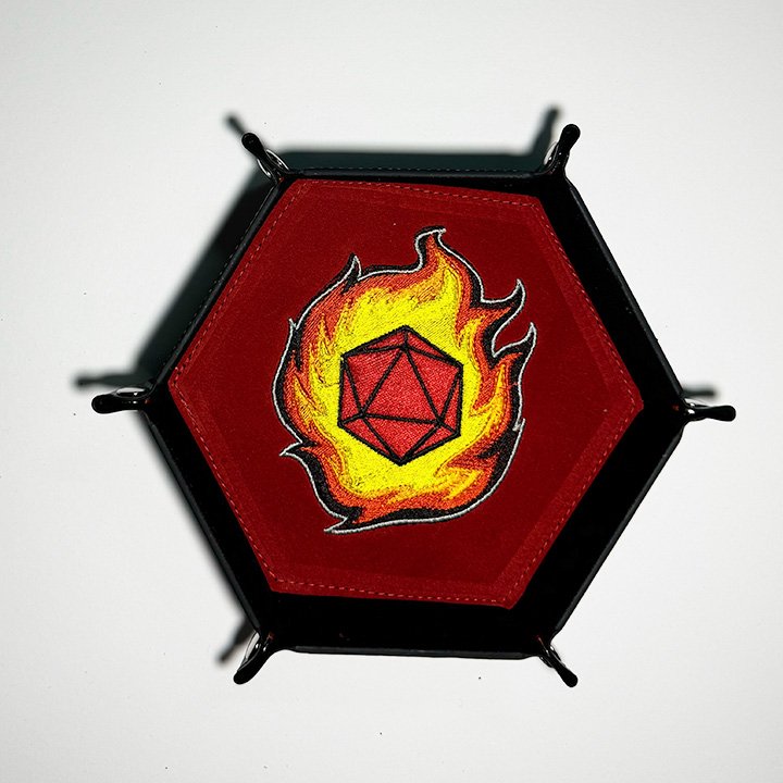 D20 Fireball - Red