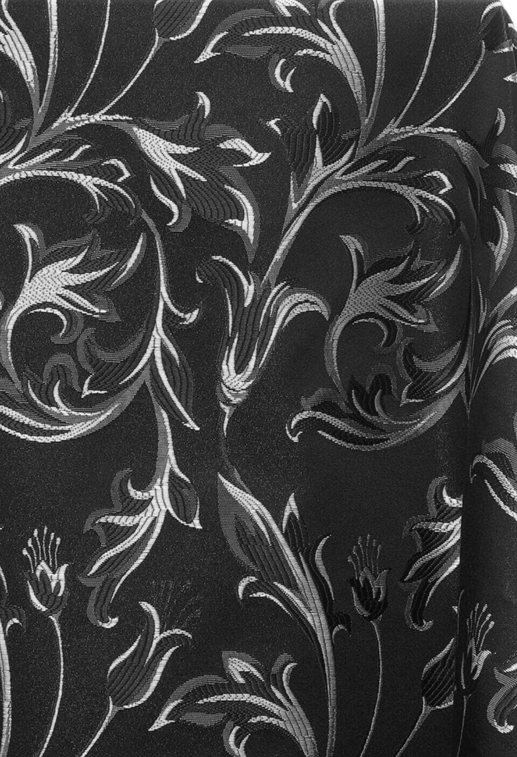black and silver brocade 12