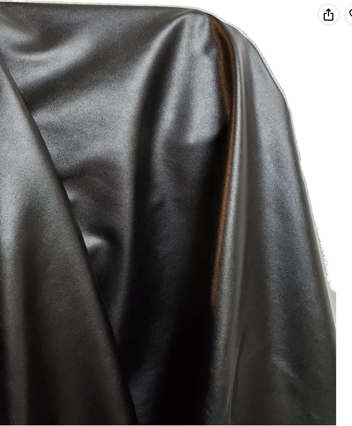 Black Vegan Leather