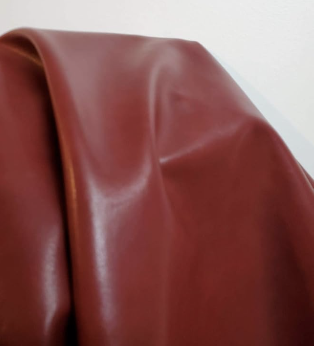 Burgundy Vegan Leather