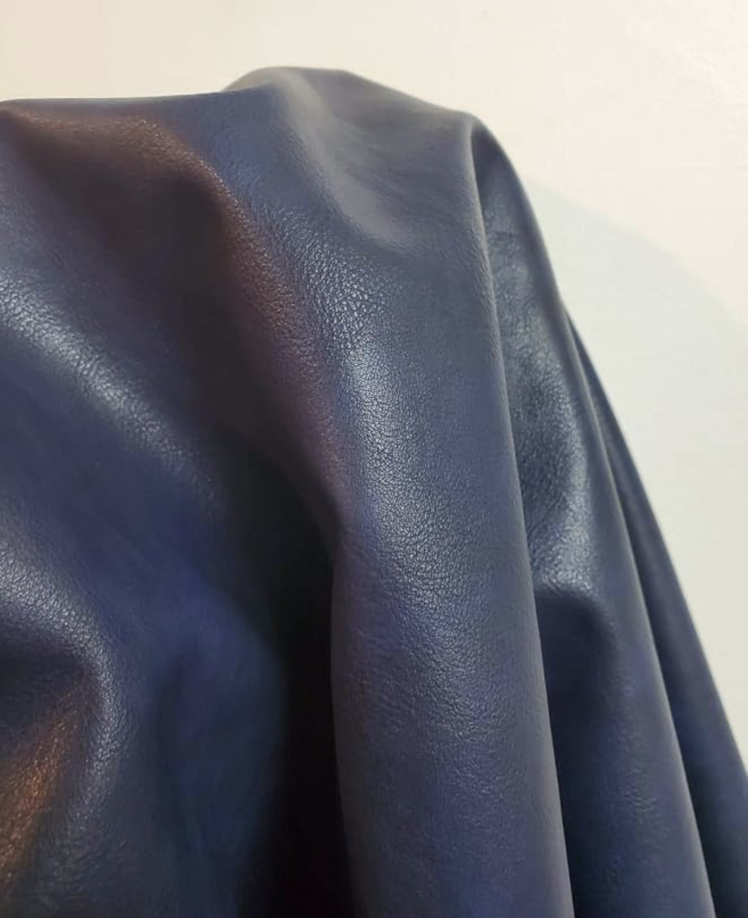 Navy Vegan Leather