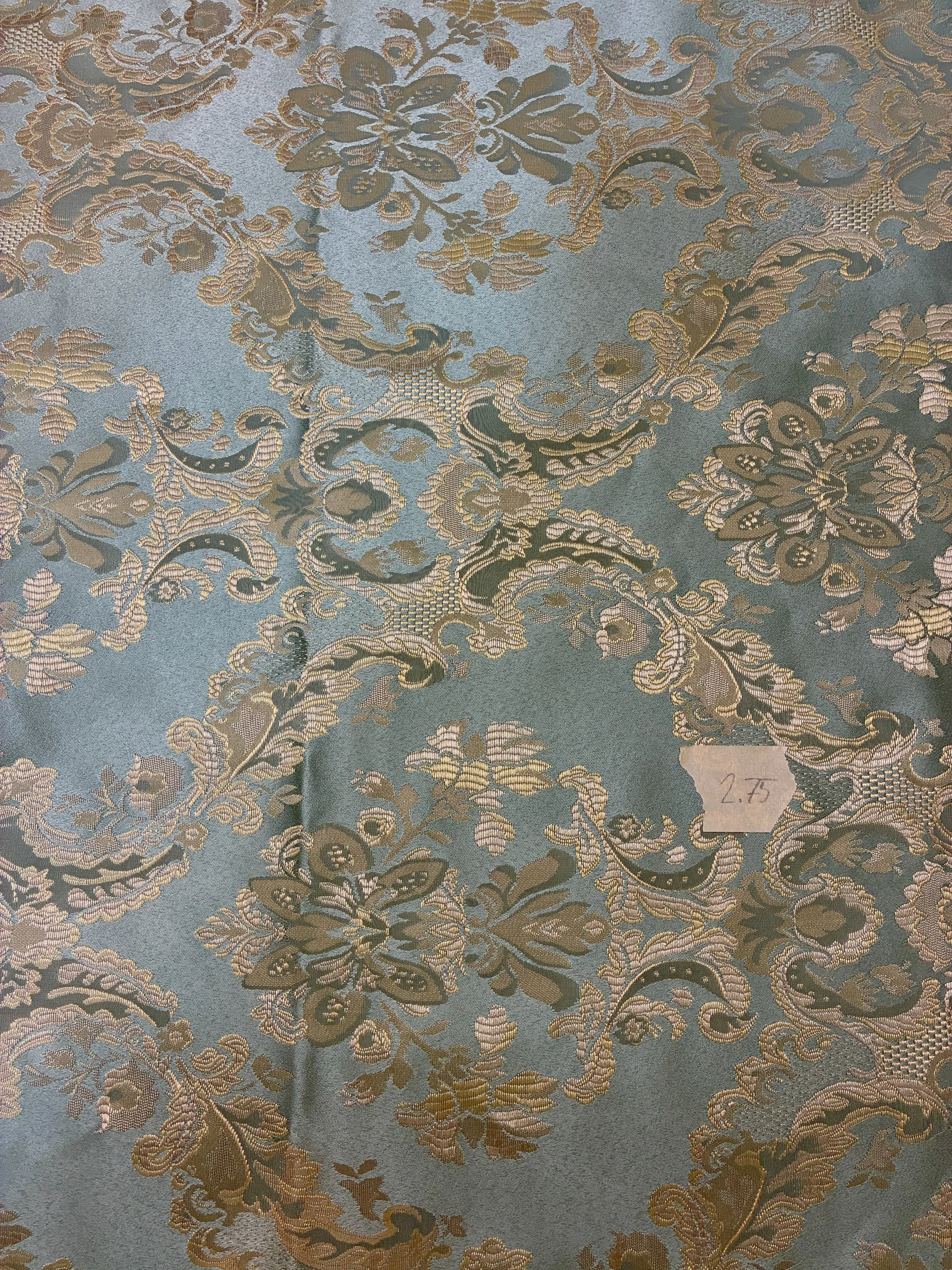 Light Blue Brocade 2.75 Yards