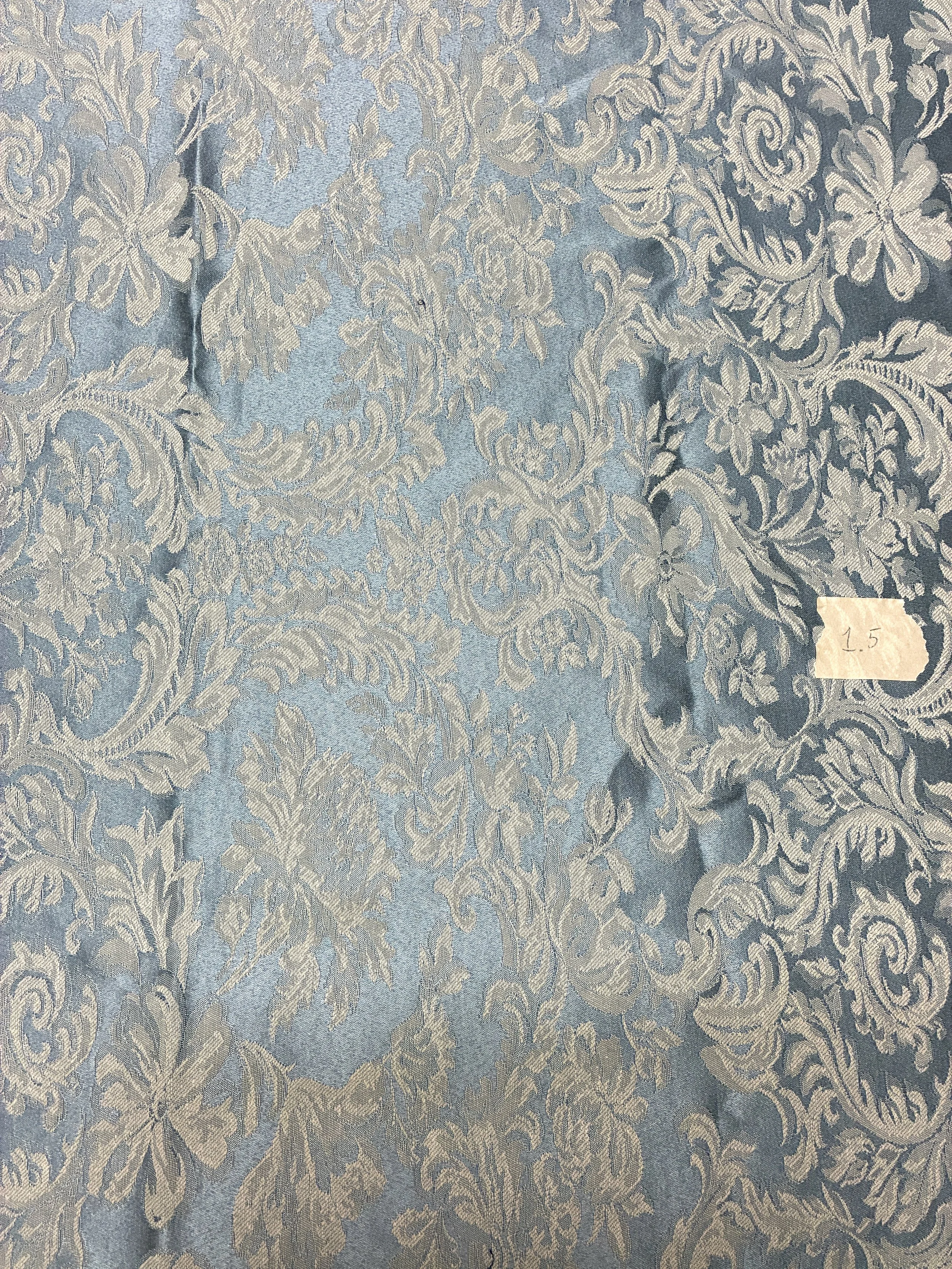 Light Blue Brocade 1.5 Yards