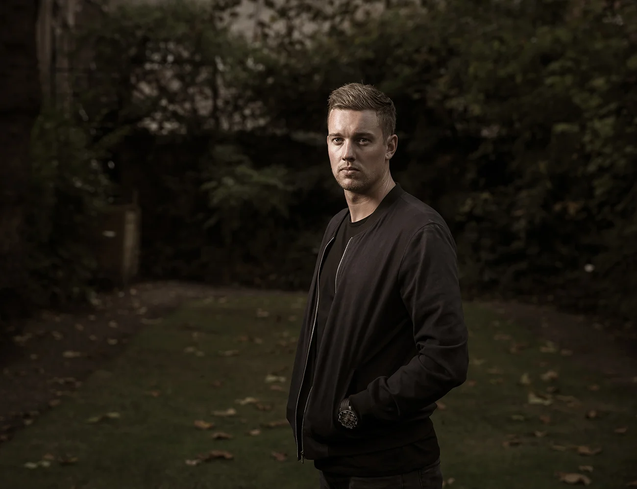Jake Ball England Cricketer editorial photoshoot by Karl Bratby