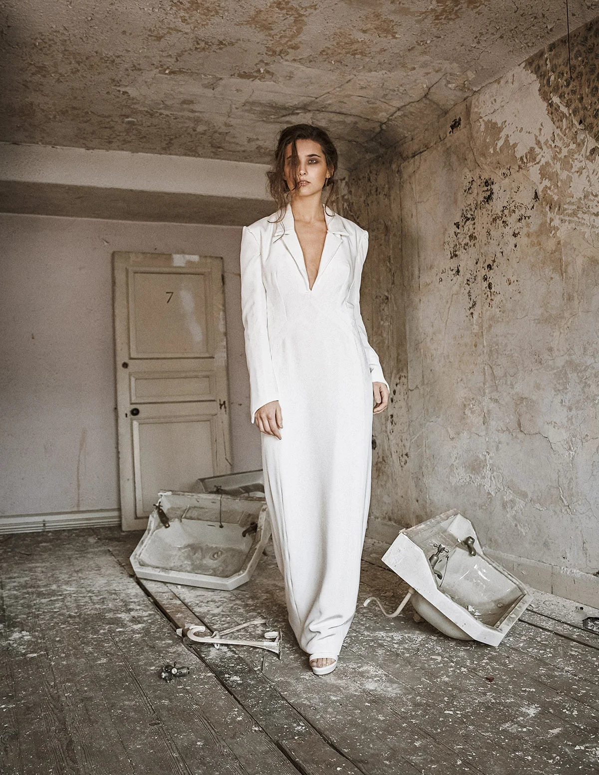 Karl Bratby Commercial Photography photoshoot for Couture Brdial Wear designer Danielle Sykes