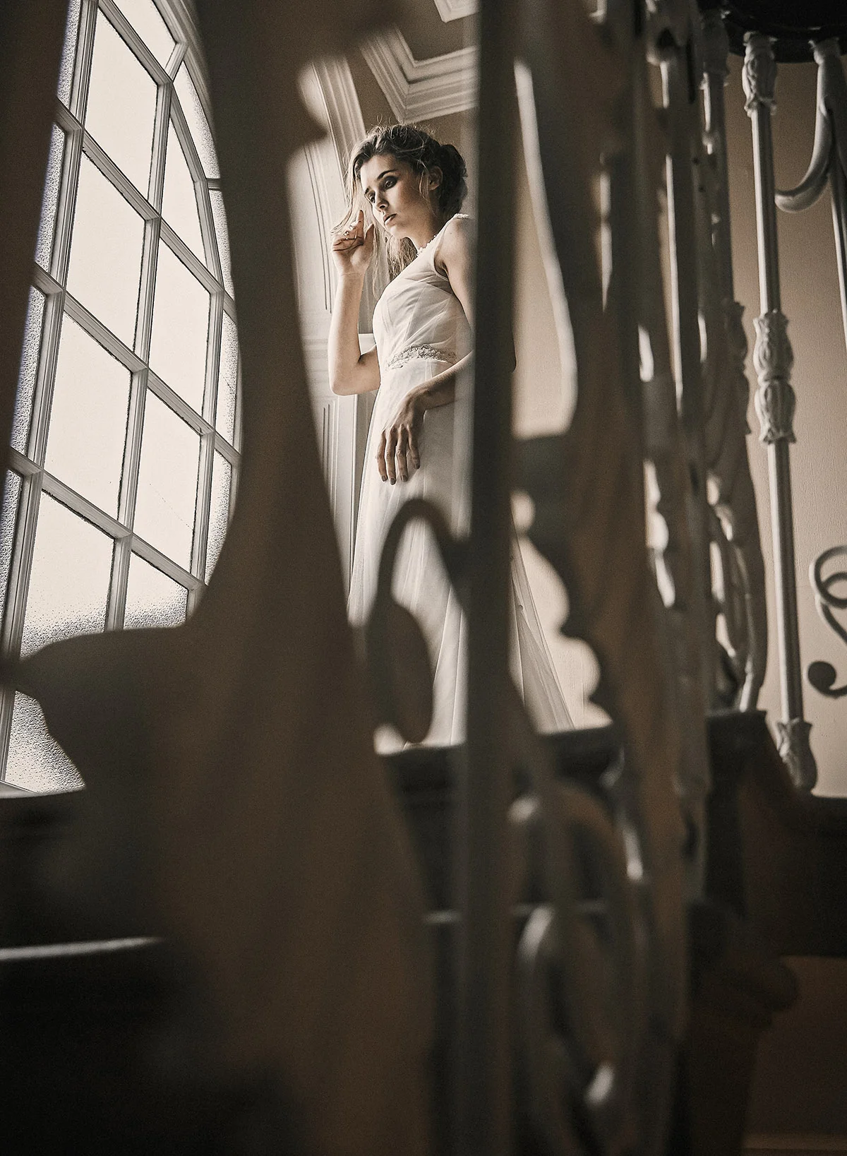 Karl Bratby Commercial Photography photoshoot for Couture Brdial Wear designer Danielle Sykes