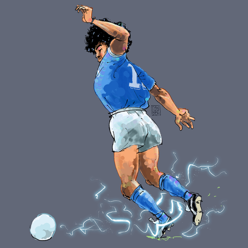 016 - Diego Maradona — Dan Leydon