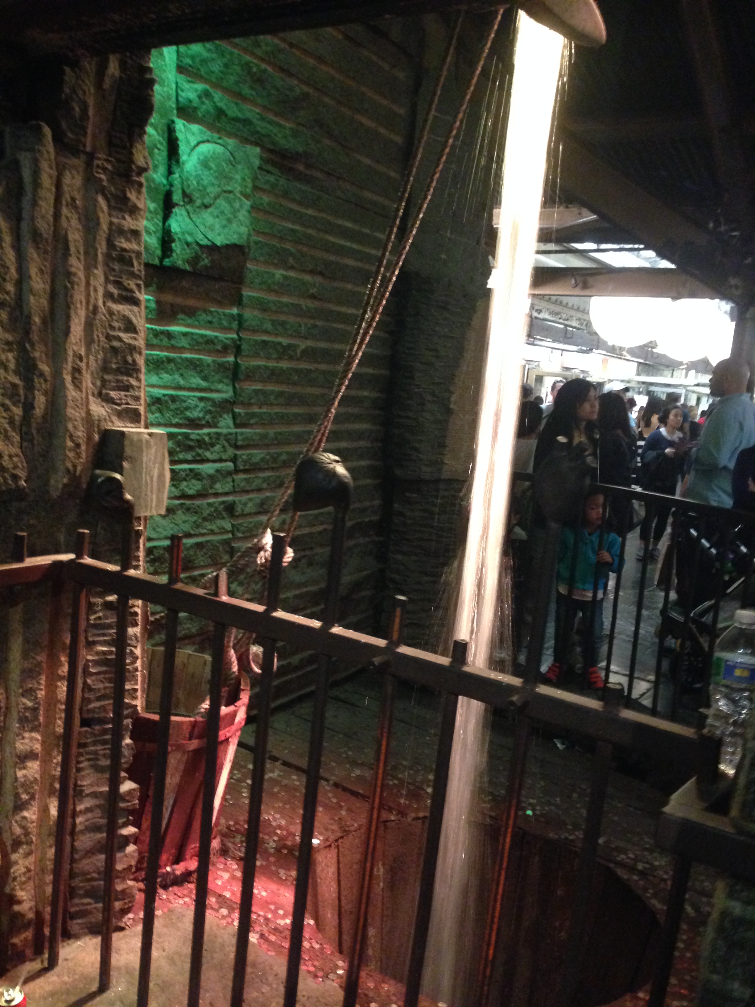 A nice water feature at Chelsea Market.